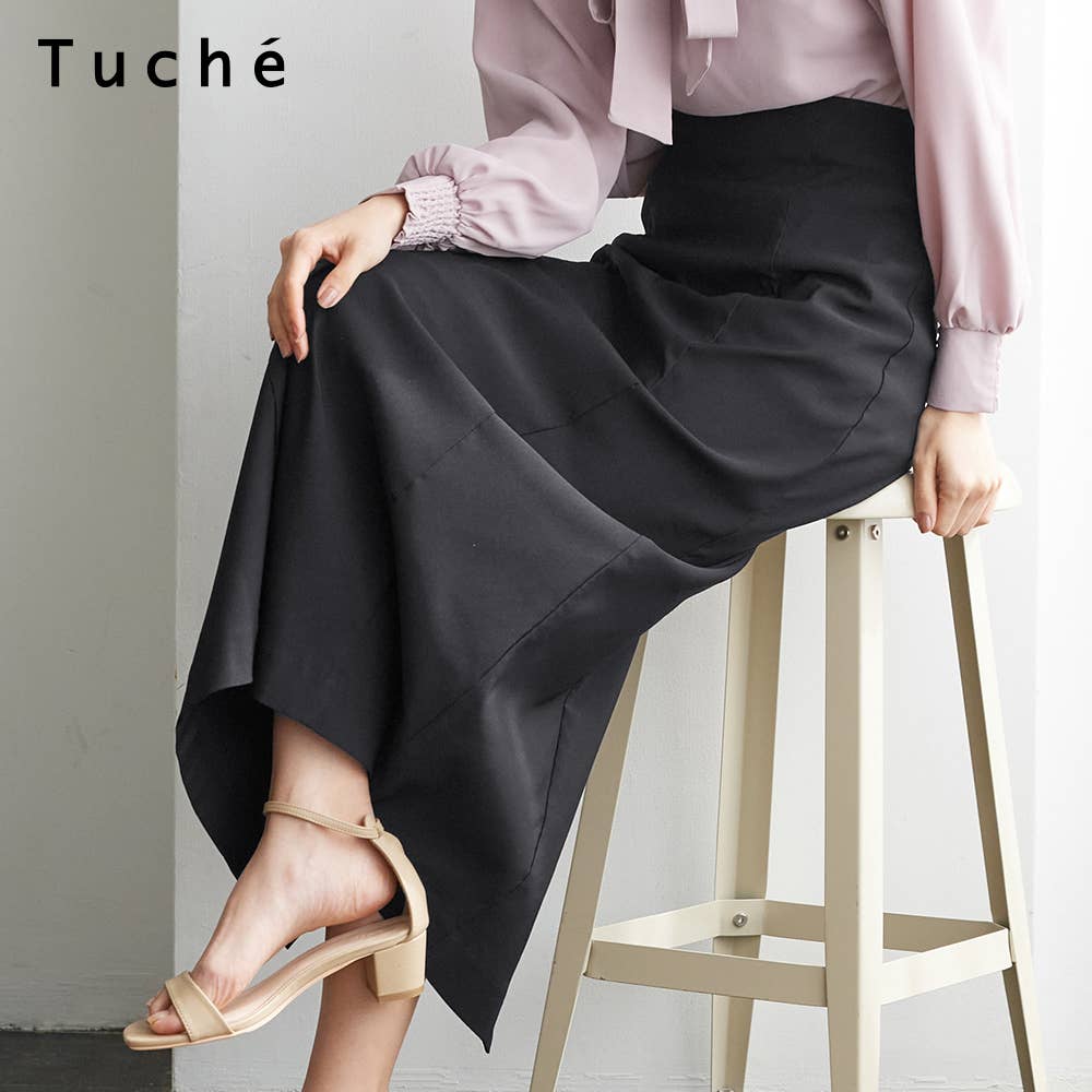 【スカート】パウダーストレッチ ナロースカート【SALE】